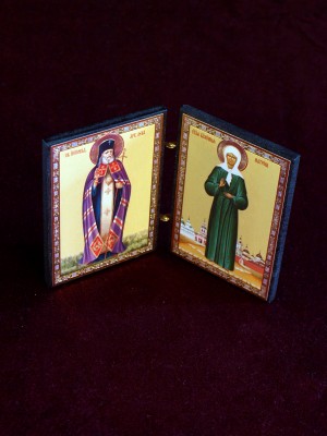 Diptih Sveti arhiepiskop Luka i Matrona