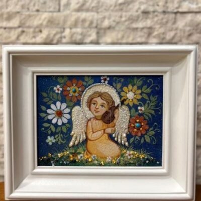 Анђео са виолином 18*14