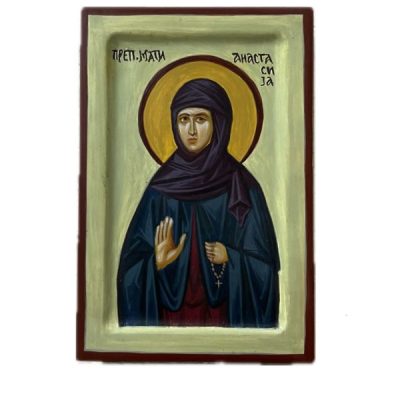 Преподобна мати Анастасија 10*15-ручни рад